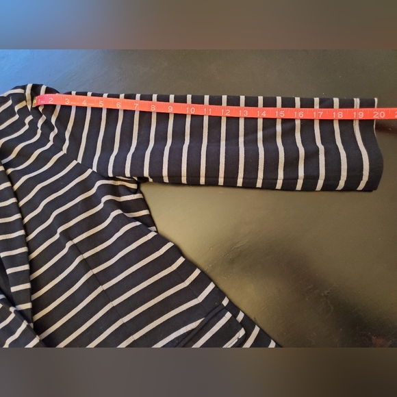 Garnet Hill knit striped blazer sz 12 EUC - Picture 6 of 6